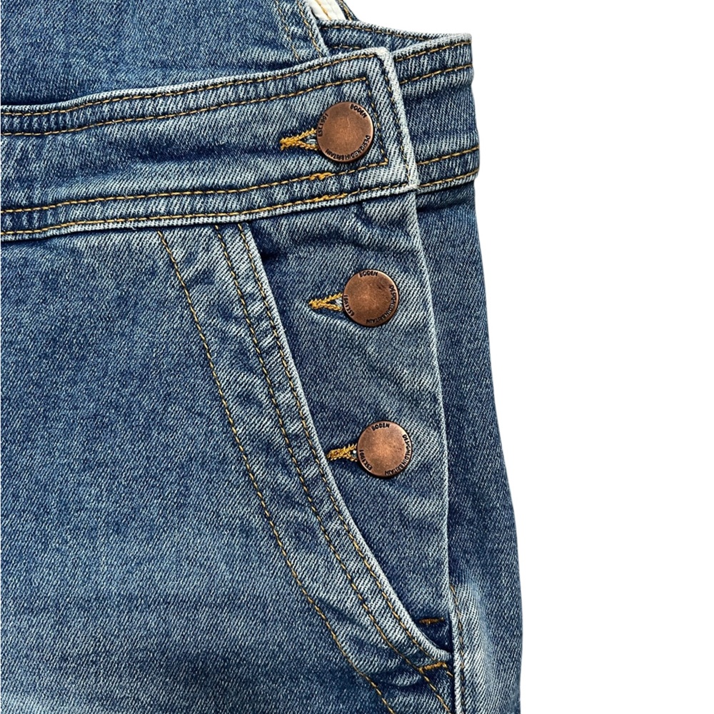 Boden women’s Girlfriend Dungarees Mid Vintage Denim size 2 - Picture 5 of 8